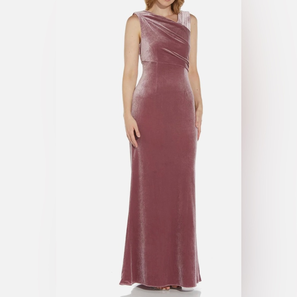 Womens Velvet Mermaid Evening Dress